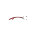Variante rouge - Porte-clés en aluminium personnalisable avec décapsuleur - Amaniavec logo