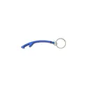 Variante bleu cobalt - Porte-clés en aluminium personnalisable avec décapsuleur - Amaniavec logo