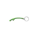 Variante vert - Porte-clés en aluminium personnalisable avec décapsuleur - Amaniavec logo