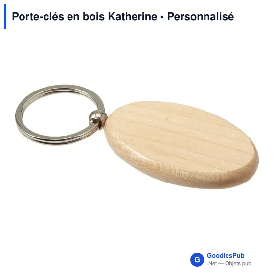 Porte-clés en bois Katherine - Image 4