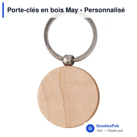 Porte-clés en bois May
