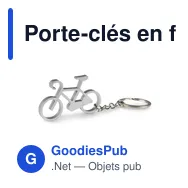Porte-clés en forme de « bicyclette » | Rekab - Miniature 1