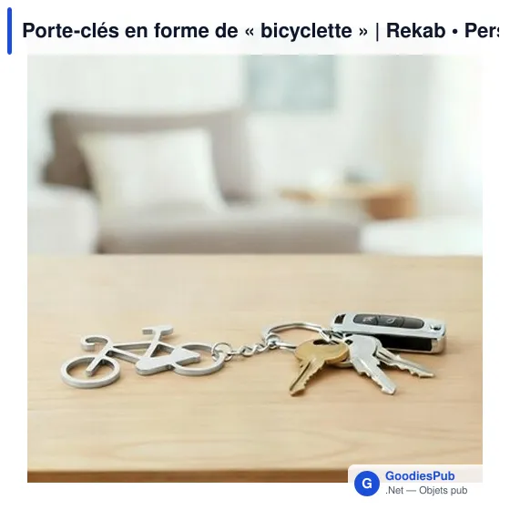 Porte-clés en forme de « bicyclette » | Rekab - Image 2