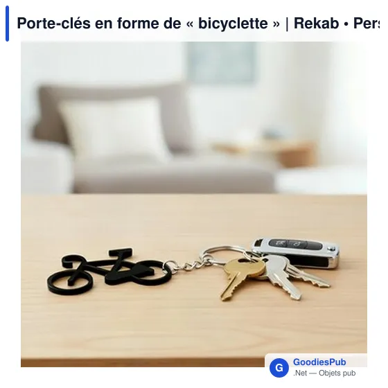 Porte-clés en forme de « bicyclette » | Rekab - Image 12