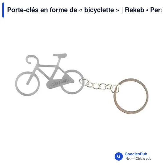 Porte-clés en forme de « bicyclette » | Rekab - Image 5