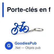 Porte-clés en forme de « bicyclette » | Rekab - Miniature 6