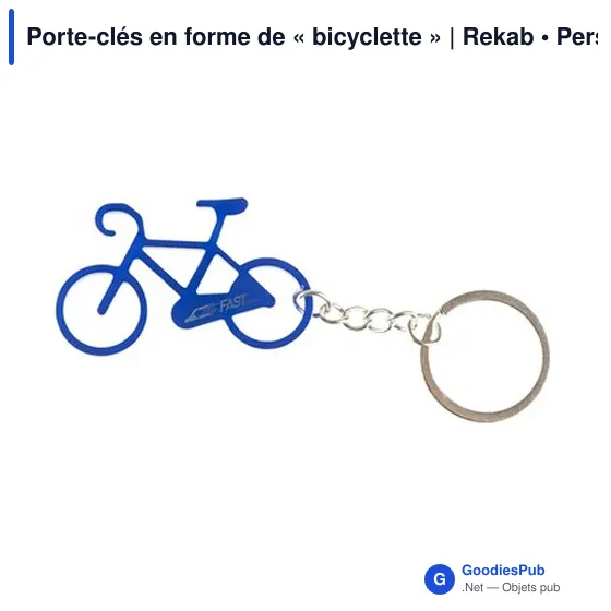 Porte-clés en forme de « bicyclette » | Rekab - Image 10