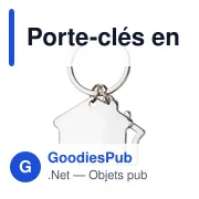 Porte-clés en métal Amaro - Miniature 1