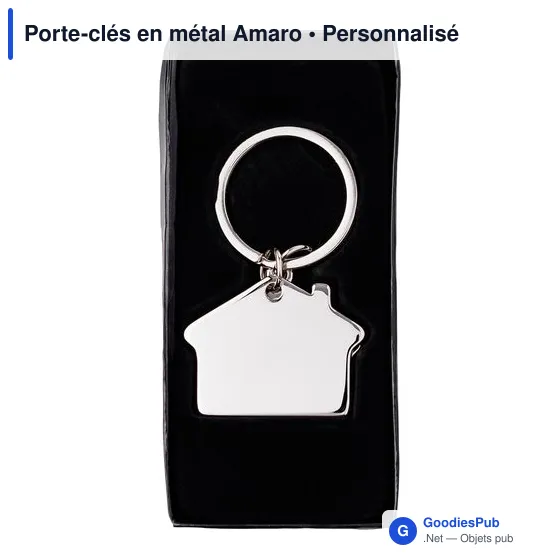 Porte-clés en métal Amaro - Image 7
