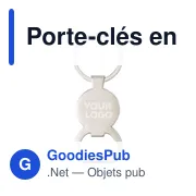 Porte-clés en métal avec décapsuleur Soren - Miniature 2