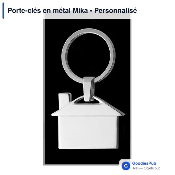 Porte-clés en métal Mika - Image 2