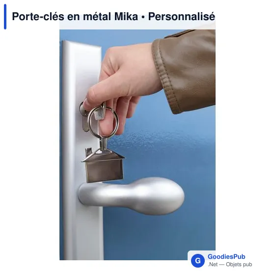 Porte-clés en métal Mika - Image 3
