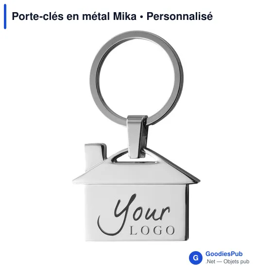 Porte-clés en métal Mika - Image 5