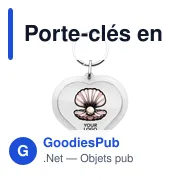 Porte-clés en plastique Kapi - Miniature 2