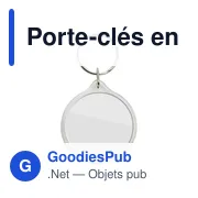 Porte-clés en plastique Leco - Miniature 1