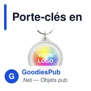 Porte-clés en plastique Leco - Miniature 2