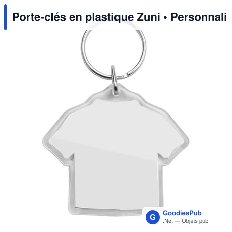 Porte-clés en plastique Zuni