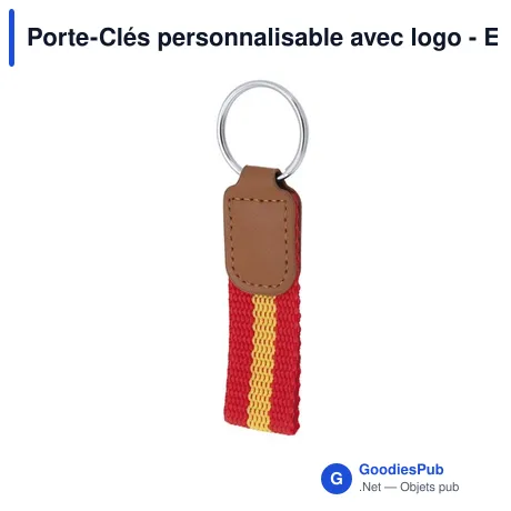 Porte-Clés personnalisable avec logo - Espan