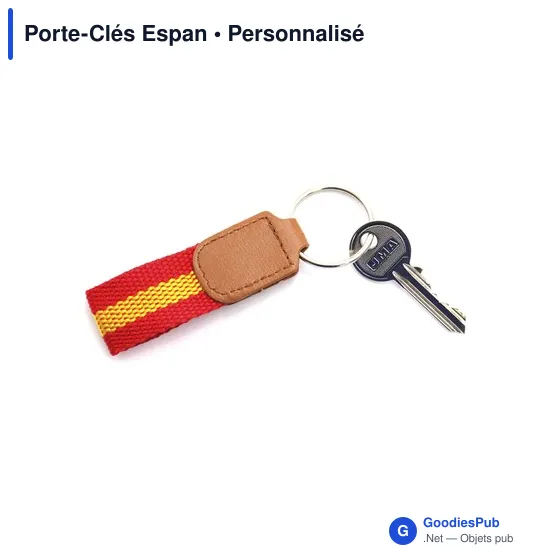 Porte-Clés personnalisable avec logo - Espan - Image 2