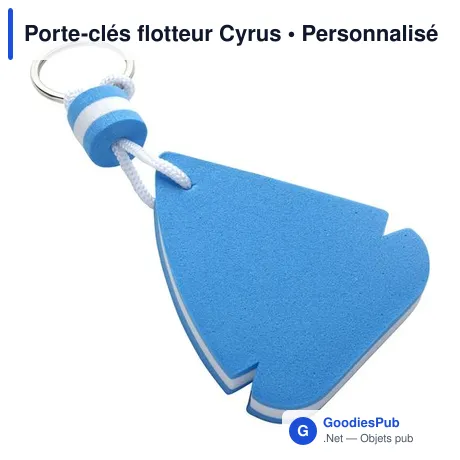 Porte-clés flotteur Cyrus