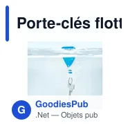 Porte-clés flotteur Cyrus - Miniature 2