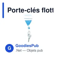 Porte-clés flotteur Cyrus - Miniature 3
