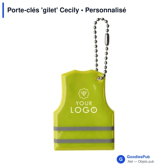 Porte-clés 'gilet' Cecily - Image 3