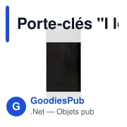 Porte-clés personnalisable en métal avec logo - Lydus - Miniature 6