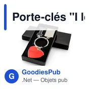 Porte-clés personnalisable en métal avec logo - Lydus - Miniature 7