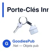 Porte-Clés Inmo personnalisable avec logo pour entreprise - Miniature 3