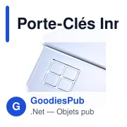 Porte-Clés Inmo personnalisable avec logo pour entreprise - Miniature 4