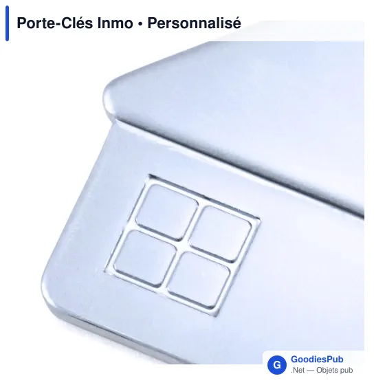 Porte-Clés Inmo personnalisable avec logo pour entreprise - Image 4