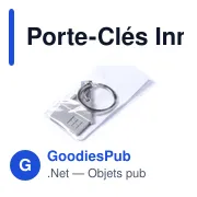 Porte-Clés Inmo personnalisable avec logo pour entreprise - Miniature 5