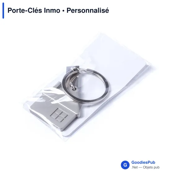 Porte-Clés Inmo personnalisable avec logo pour entreprise - Image 5