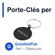 Porte-Clés personnalisable Klapson en aluminium avec logo - Miniature 9