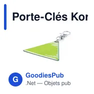 Porte-Clés Koreflec personnalisable avec logo pour entreprises - Miniature 3