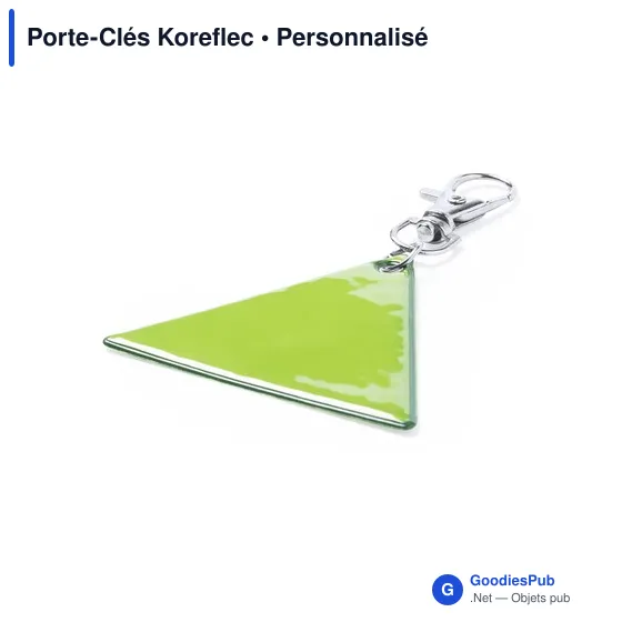 Porte-Clés Koreflec personnalisable avec logo pour entreprises - Image 3