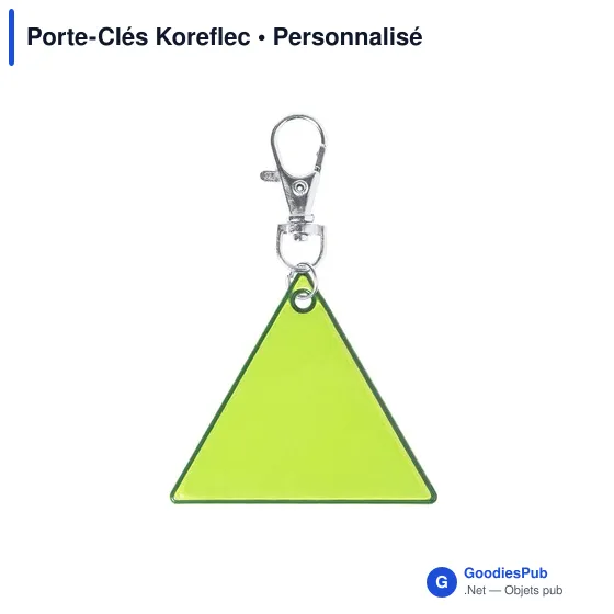 Porte-Clés Koreflec personnalisable avec logo pour entreprises - Image 5