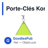 Porte-Clés Koreflec personnalisable avec logo pour entreprises - Miniature 6