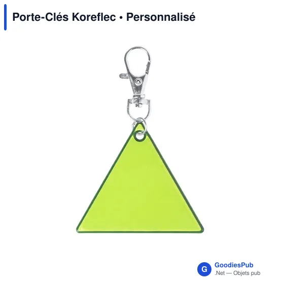 Porte-Clés Koreflec personnalisable avec logo pour entreprises - Image 6