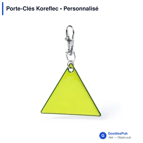 Porte-Clés Koreflec personnalisable avec logo pour entreprises - Image 8