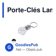 Porte-Clés Lampe Bardan - Miniature 1