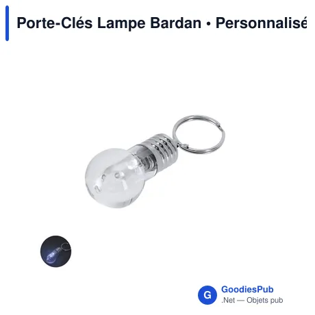 Porte-Clés Lampe Bardan