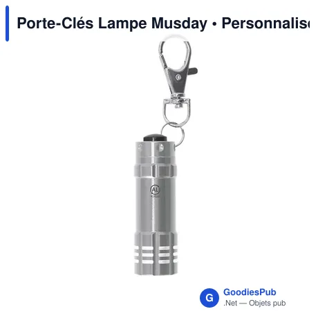 Porte-Clés Lampe Musday
