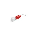 Variante Rouge - Porte-clés lampe personnalisable en ABS coloré avec logo - Lampe