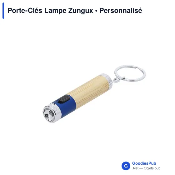 Porte-clés lampe personnalisable avec logo - Zungux - Image 11
