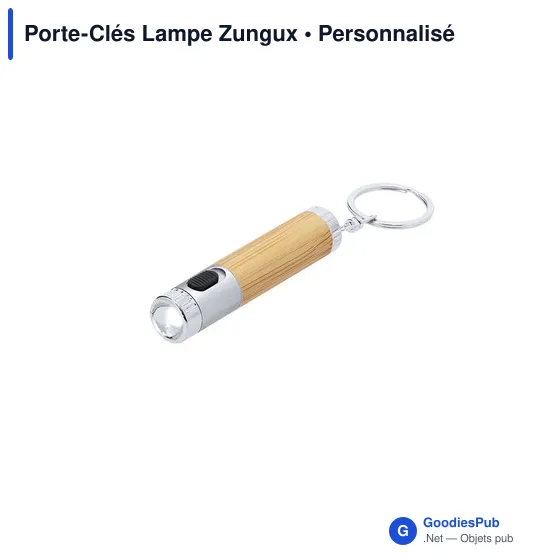 Porte-clés lampe personnalisable avec logo - Zungux - Image 12