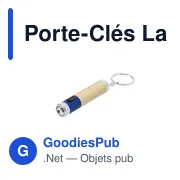 Porte-clés lampe personnalisable avec logo - Zungux - Miniature 8