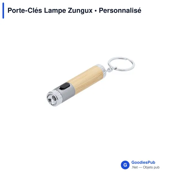 Porte-clés lampe personnalisable avec logo - Zungux - Image 10
