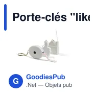 Porte-clés "like it", mètre-ruban 1m - Miniature 2